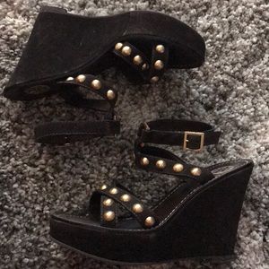 Tory Burch studded wedge sandals